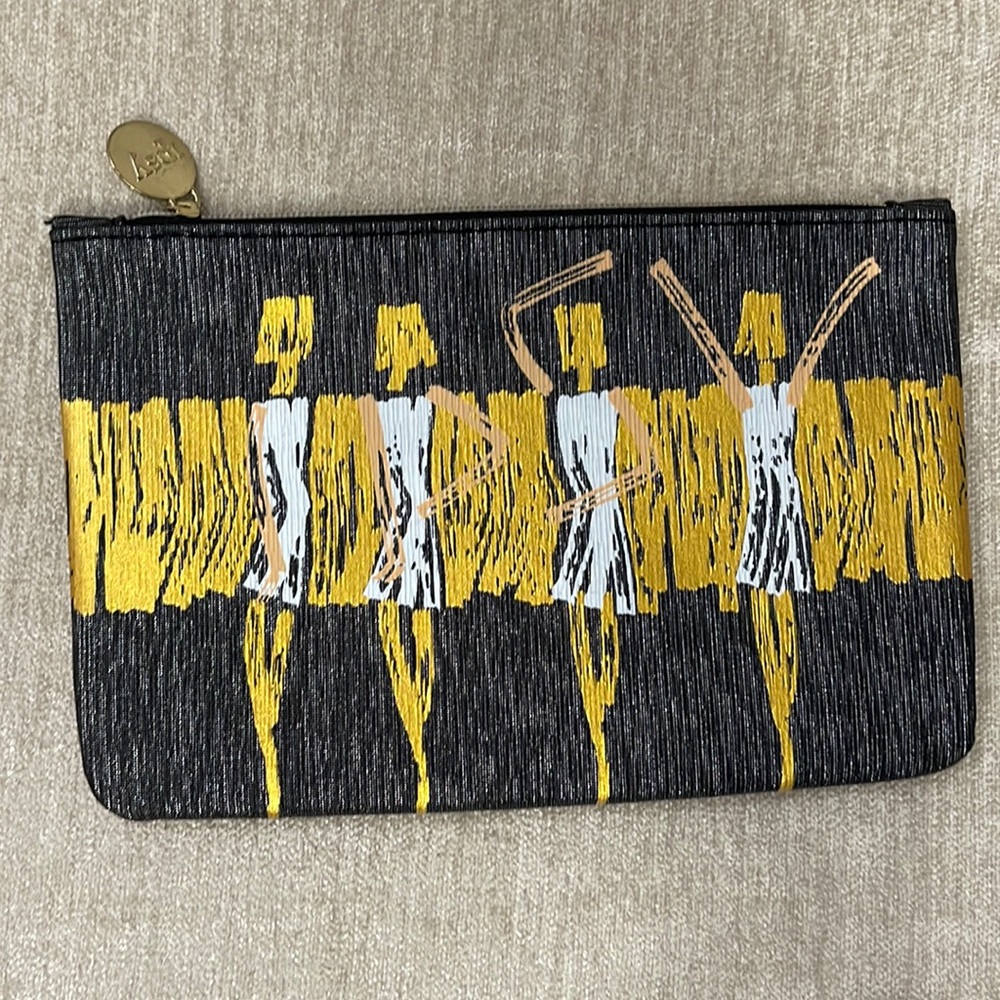 Ipsy Art Deco Lades Makeup Cosmetic Bag